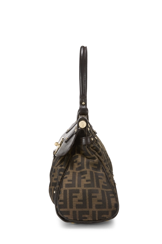 Brown Zucca Canvas Magic Top Handle Bag, , large image number 2