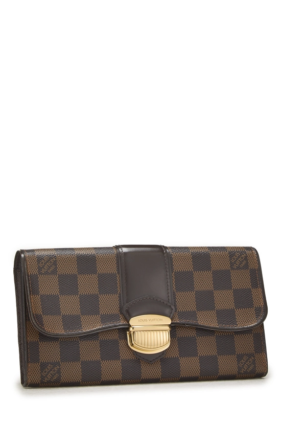Damier Ebene Sistina Wallet, , large image number 1