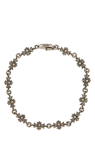 Sterling Silver Tiny Cross Bracelet