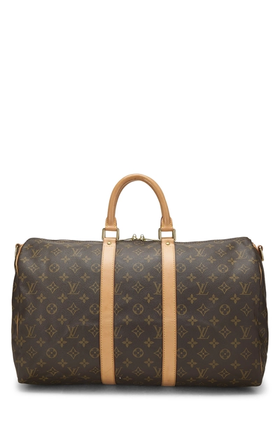 Monogram Canvas Keepall Bandouliere 45