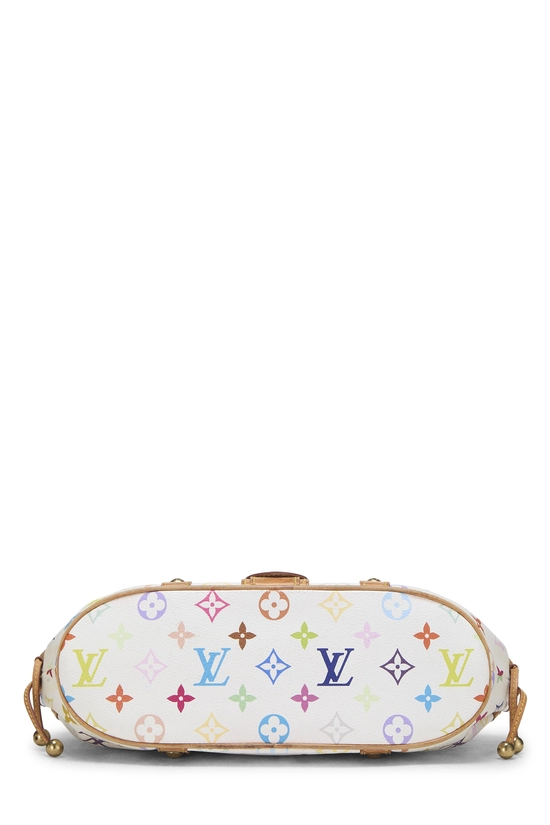 Takashi Murakami x Louis Vuitton White Monogram Multicolore Canvas Theda PM, , large image number 2