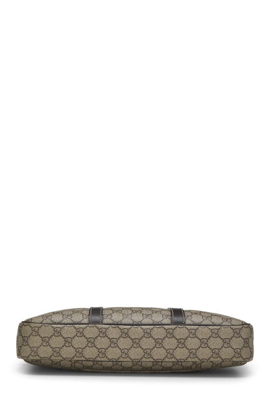Brown GG Supreme Canvas Briefcase, , large image number 4