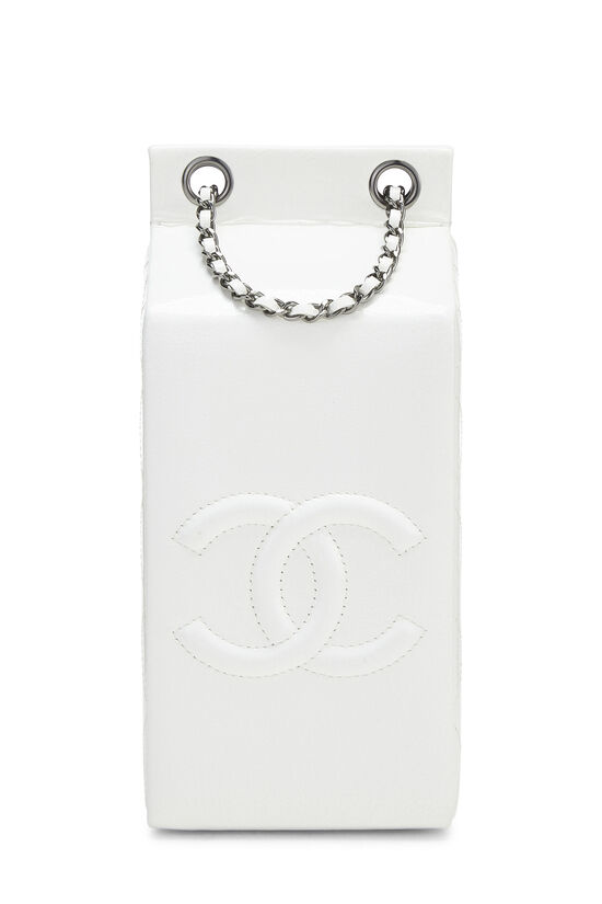 white patent leather chanel bag