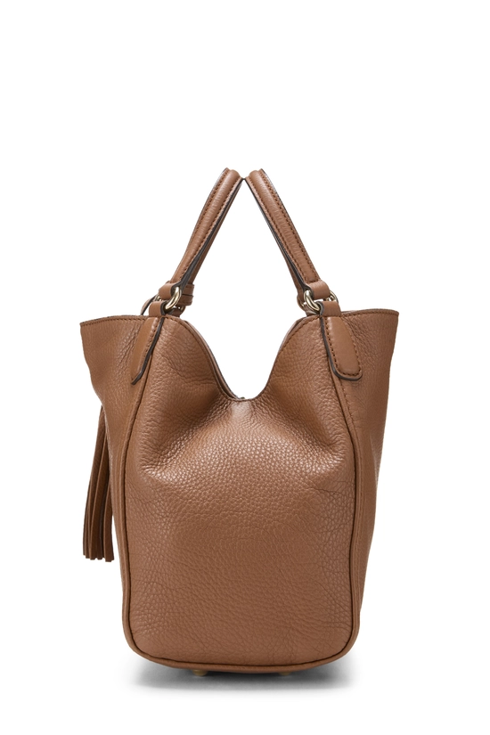 Brown Leather Soho Convertible Shoulder Bag Small, , large image number 2