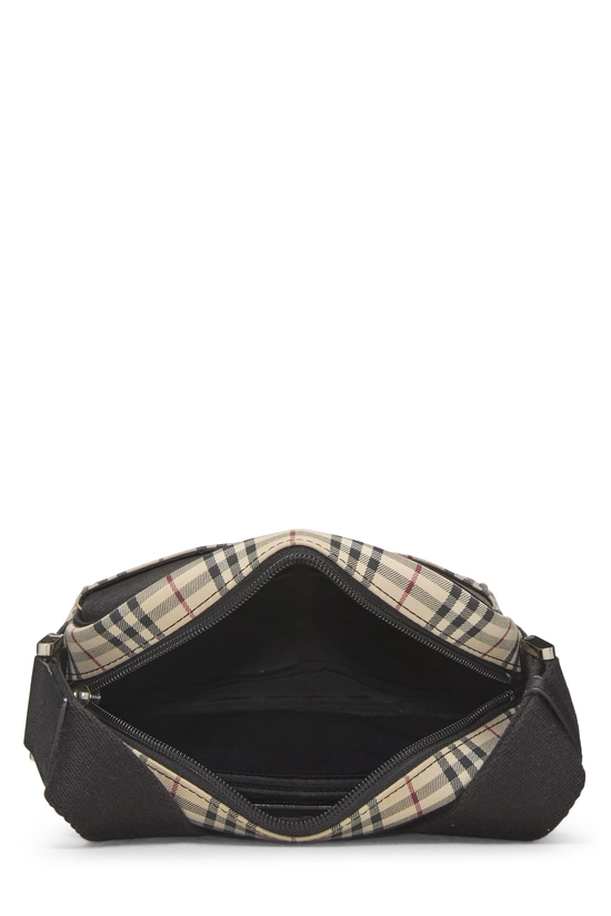 Brown Jacquard House Check Vertical Camera Bag Medium, , large image number 5