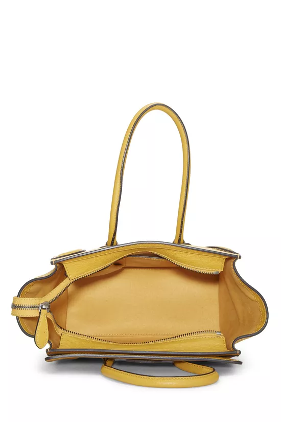 Yellow Leather Luggage Micro, , large image number 5