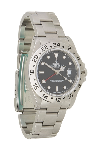 Black Stainless Steel Explorer II 16570 40mm