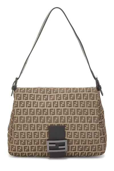 Fendi Beige Zucchino Canvas Mama