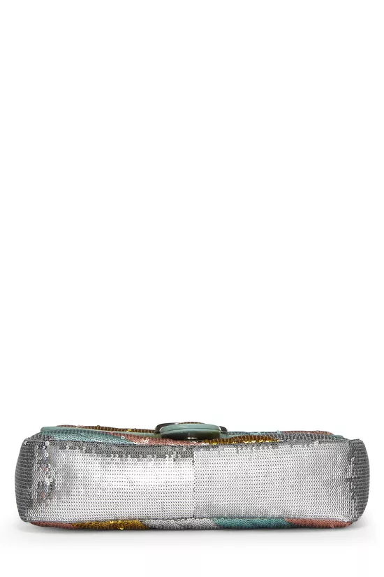 Multicolor GG Sequin Marmont Shoulder Bag Small, , large image number 4