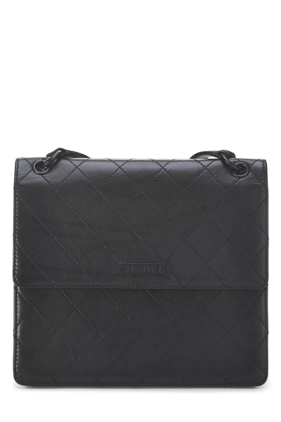 Chanel Black Calfskin Flap Crossbody