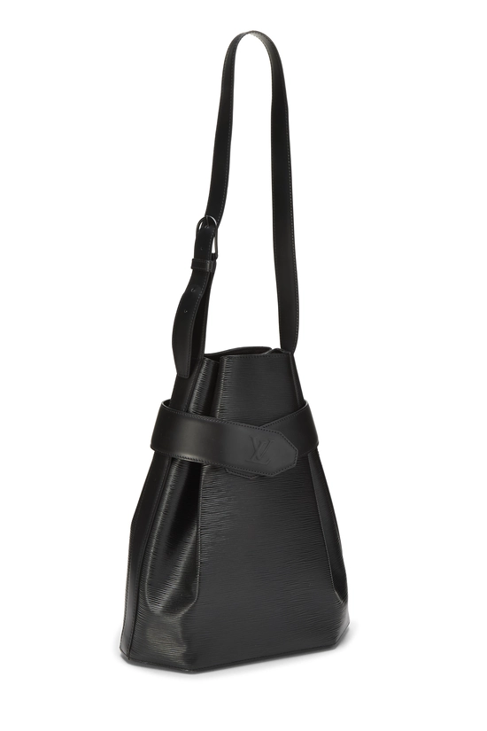 Black Epi Sac D'epaule GM, , large image number 1
