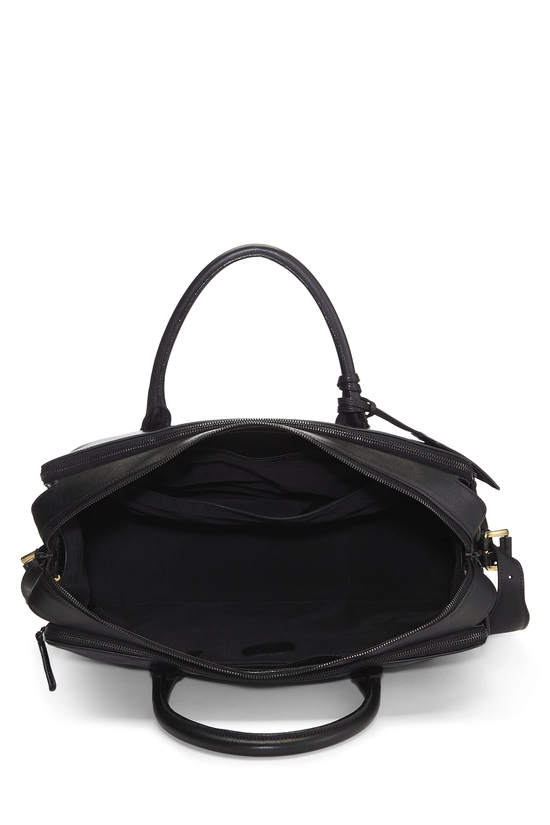 Black Lambskin Duffle Bag, , large image number 5