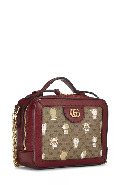 Doraemon x Gucci Coated Canvas Camera Bag, , large