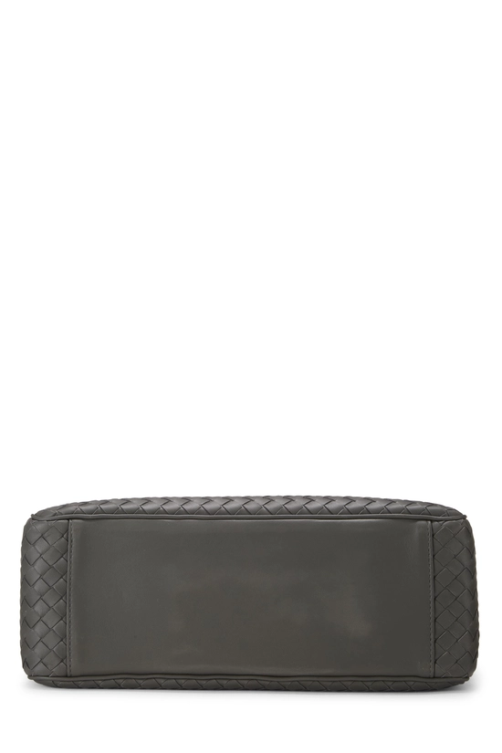 Grey Intrecciato Convertible Handbag, , large image number 4