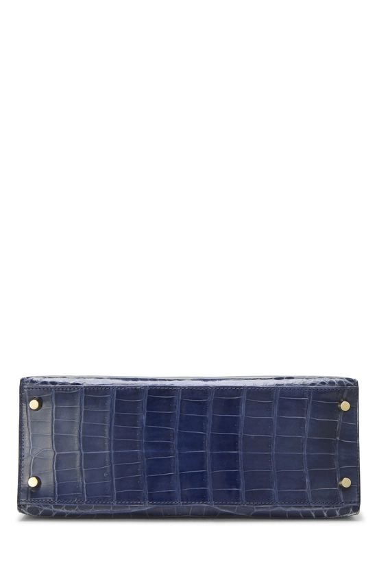 Blue Saphir Niloticus Crocodile Kelly Sellier 28, , large image number 4