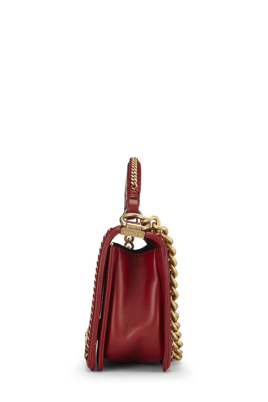 CHANEL, Bags, Chanel Red Quilted Shoulder Bag With Redgold Chain Strap