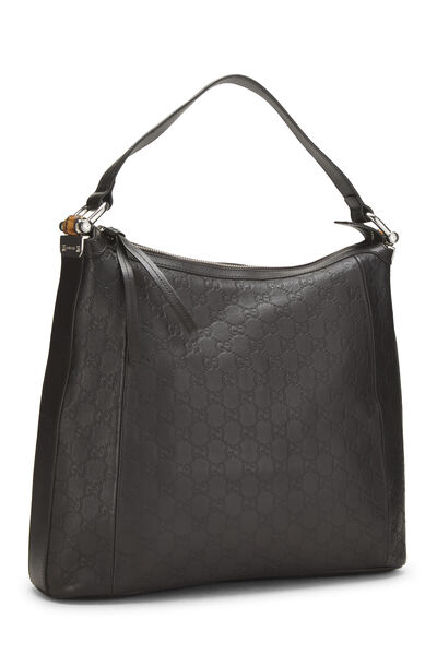 Brown Guccissima Hobo, , large