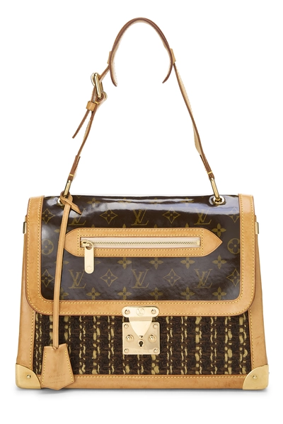 Louis Vuitton Monogram Tweedy Zip Shoulder Bag