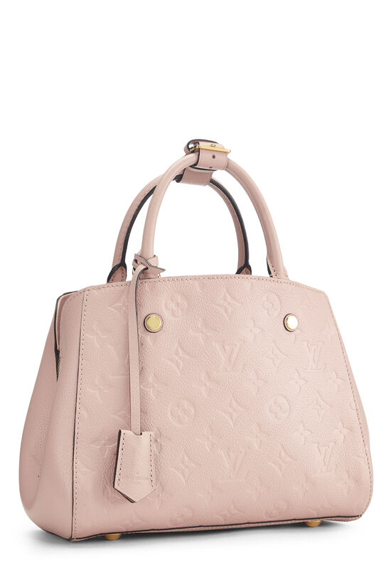 What Goes Around Comes Around Louis Vuitton Pink Empreinte Montaigne Bb Bag