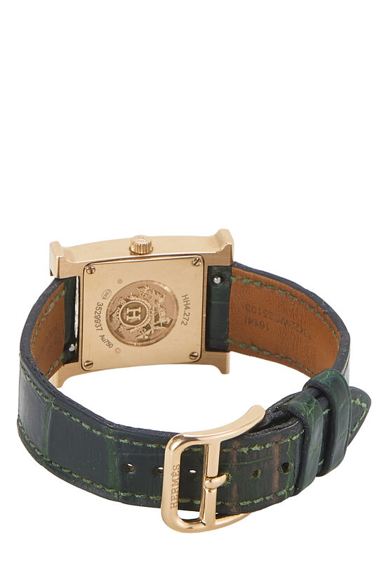 Green Rose Gold Heure H Watch, , large image number 2