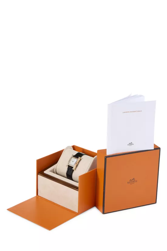 Black Crocodile Gold Heure H Watch Mini, , large image number 1