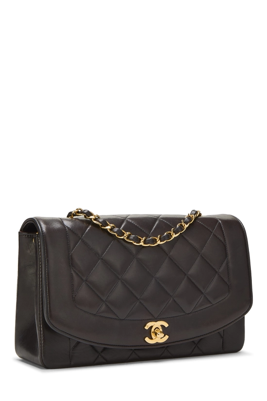 Black Quilted Lambskin Classic Flap Medium, , large image number 1