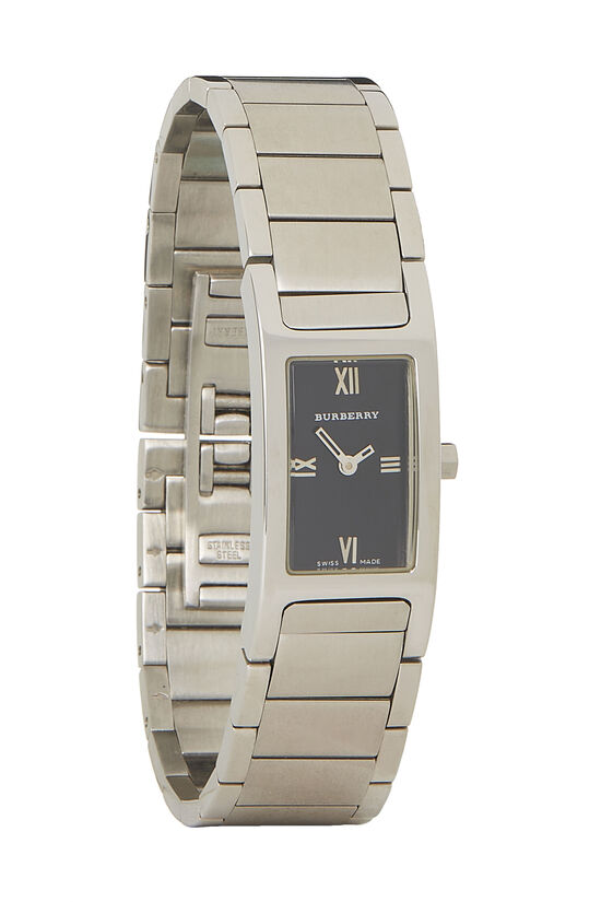 Stainless Steel Rectangular Watch, , large image number 0