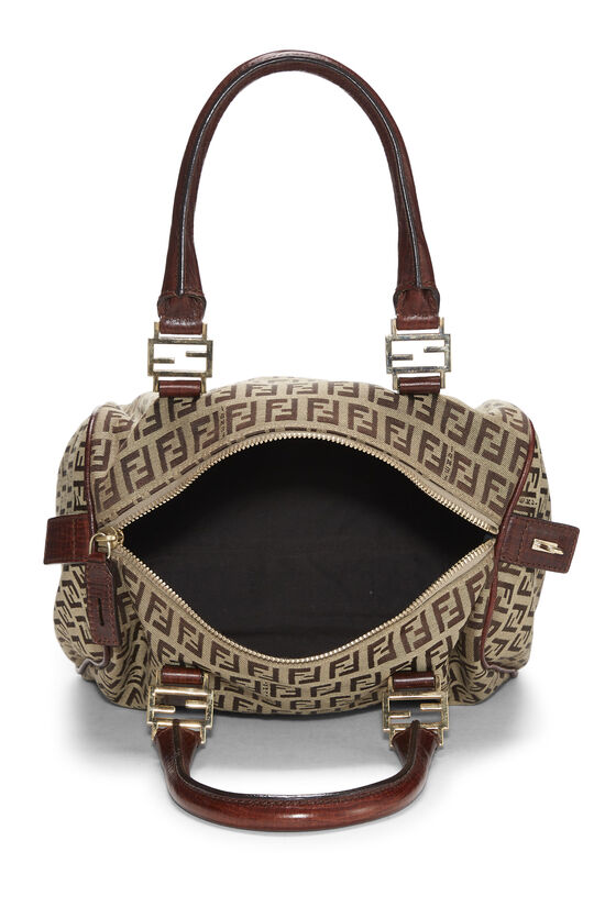 Brown Zucchino Canvas Boston Bag Mini, , large image number 5