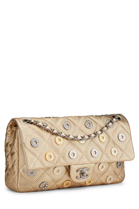 Chanel Gold Perforated Jumbo Drill Reissue Flap Tote Bag – Boutique Patina
