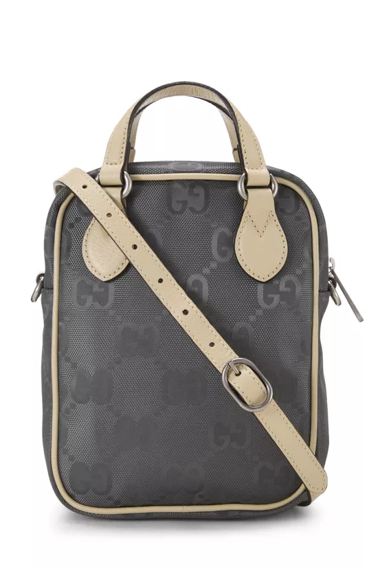 Grey GG Nylon Off the Grid Shoulder Bag, , large image number 3