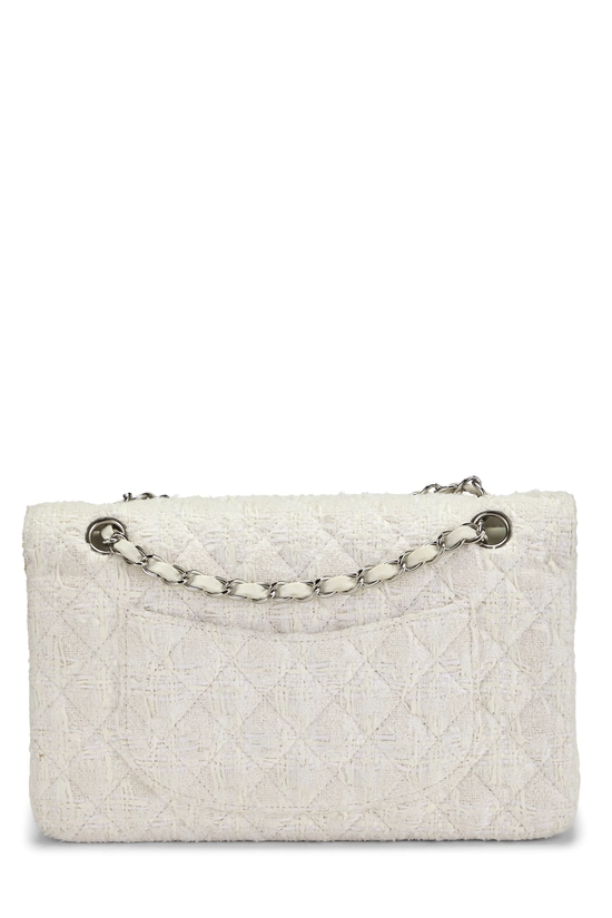 White Tweed Double Flap Medium, , large image number 3