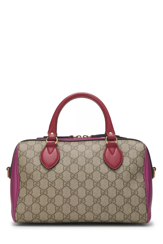 Multicolor GG Supreme Canvas Boston Handbag, , large image number 0