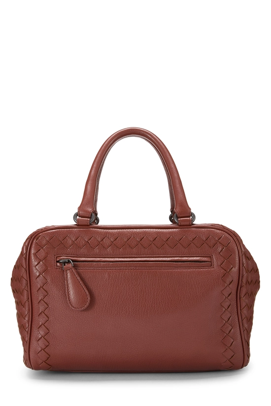 Brown Intrecciato Brera Bag Small, , large image number 0