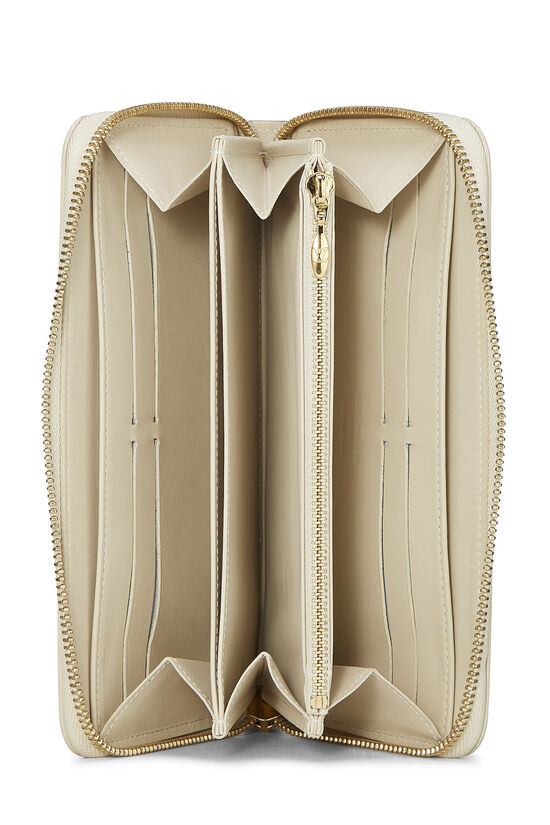 Stephen Sprouse x Louis Vuitton Blanc Corail Vernis Leopard Zippy Continental Wallet, , large image number 3