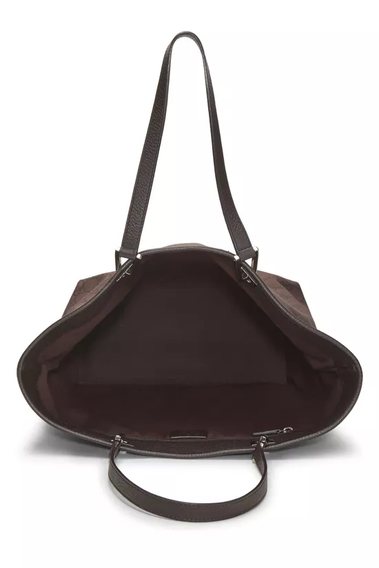 Brown GG Nylon Tote, , large image number 5