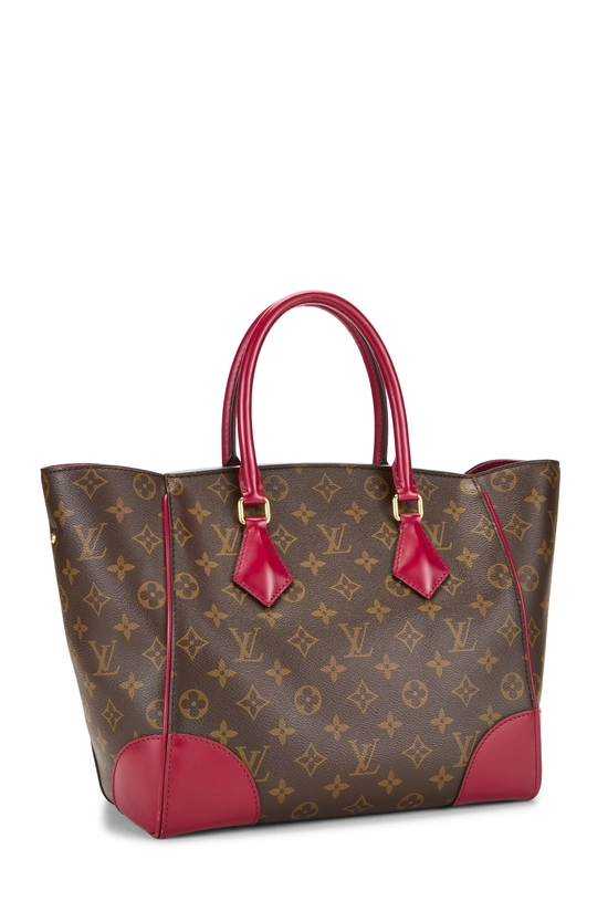 Burgundy Monogram Canvas Phenix MM, , large image number 1