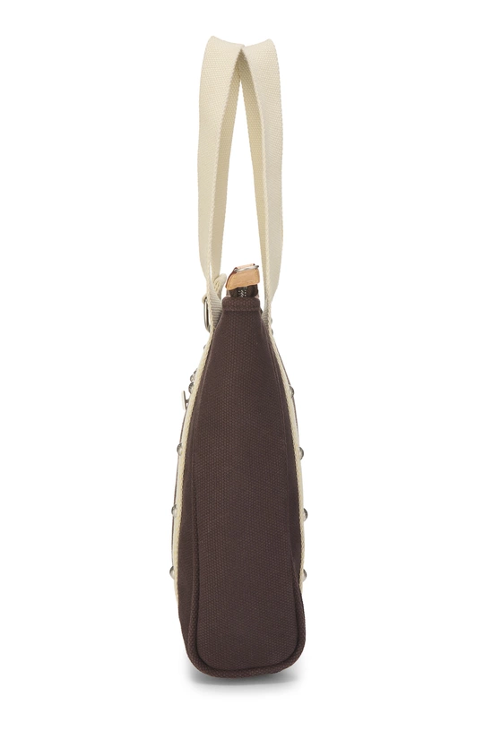 Brown Canvas Antigua Cabas MM, , large image number 2