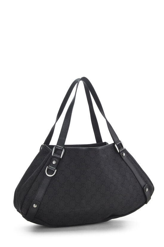 Black Original GG Canvas Abbey Tote Large, , large image number 1