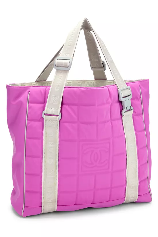 Pink Nylon Sportline Chocolate Bar Tote, , large image number 1