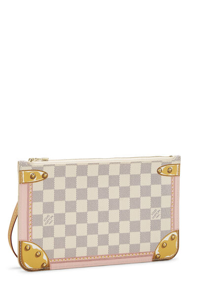 Damier Azur Trunk Neverfull Pouch MM NM, , large