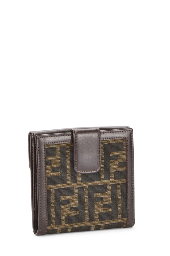 Brown Zucca Canvas Bifold Wallet, , large image number 1