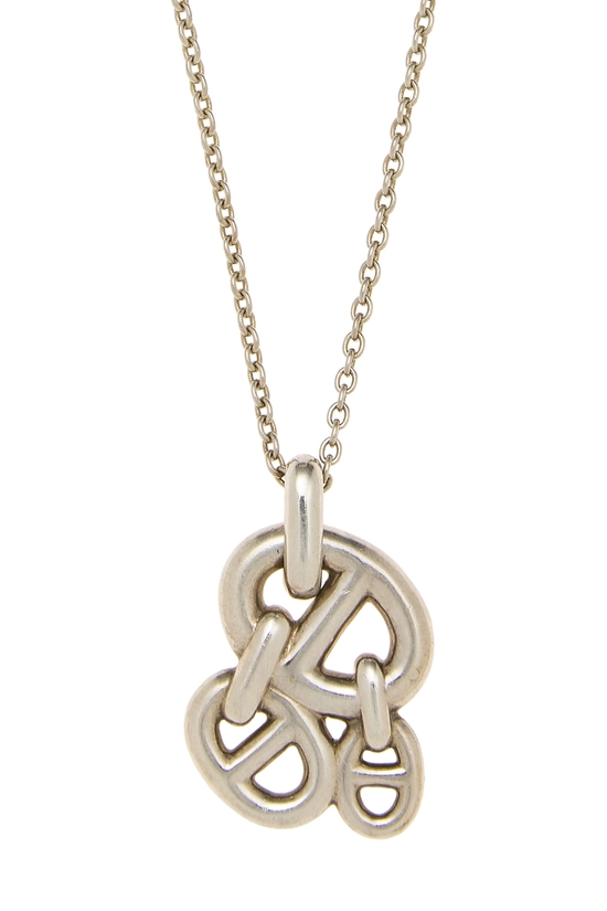 Silver Chaine d'Ancre Enchaine Pendant Necklace, , large image number 1