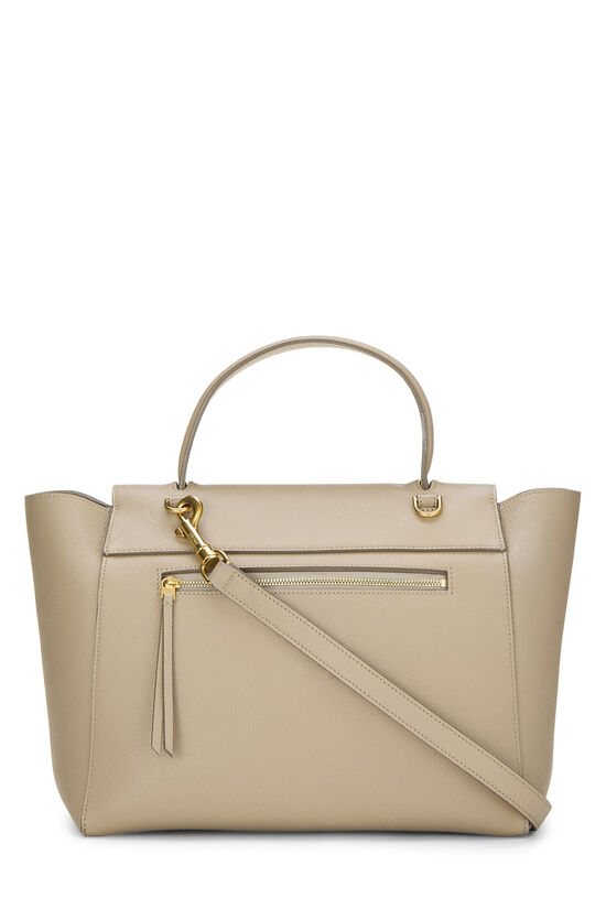 Beige Grained Calfskin Belt Bag Mini, , large image number 3