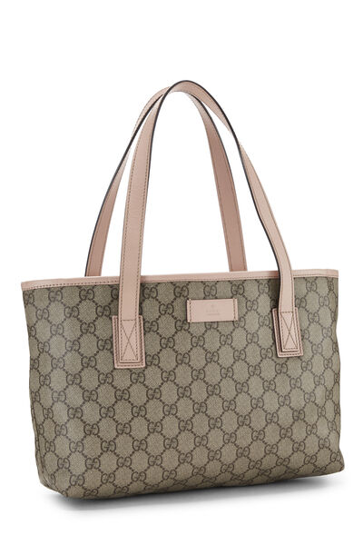 Pink GG Supreme Canvas Tote Small, , large