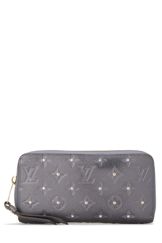 Grey Studded Monogram Empreinte Zippy Continental Wallet, , large image number 0