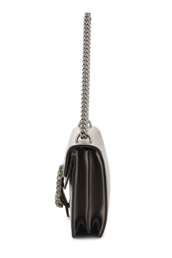 Grey Leather Dionysus Shoulder Bag Small, , large image number 2