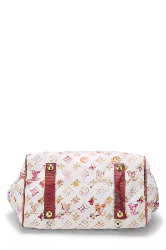 Richard Prince x Louis Vuitton White Monogram Watercolor Frame Speedy, , large image number 4
