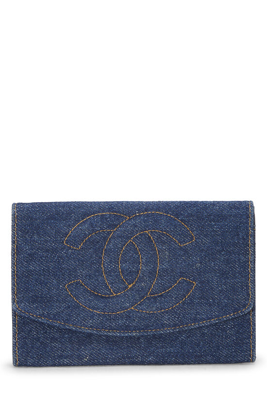 Blue Denim Wallet, , large image number 0