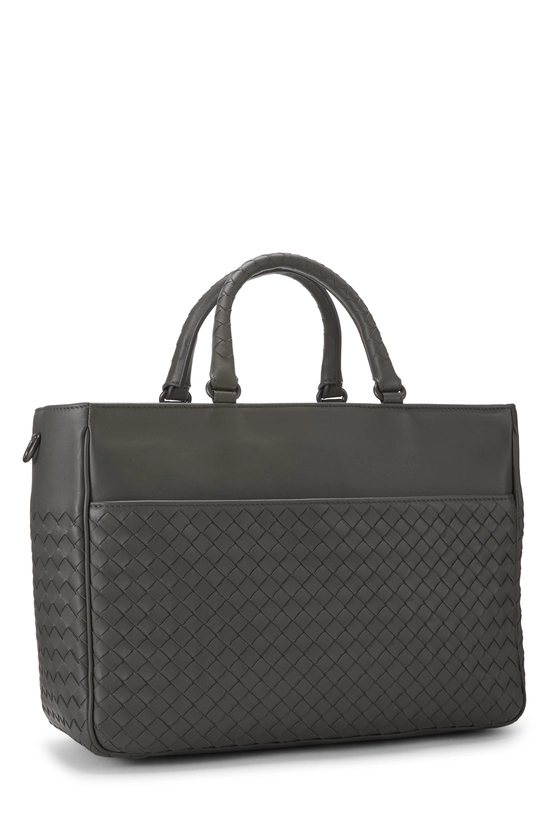 Grey Intrecciato Convertible Handbag, , large image number 1