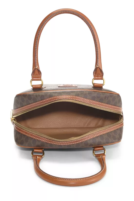 Brown Coated Canvas Macadam Handbag, , large image number 5
